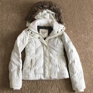 Abercrombie and Fitch hooded down winter jacket